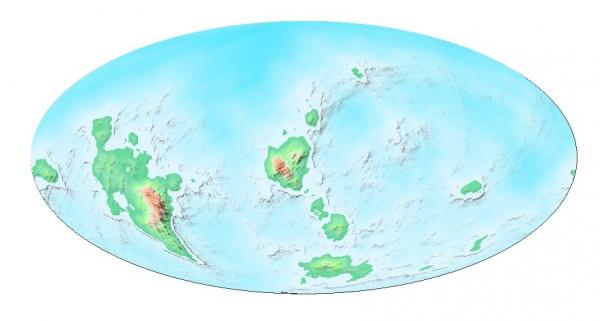 Eostremonath Mollweide projection